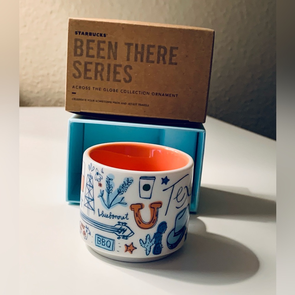 NIB Starbucks Texas Expresso Mug Demi Tasse 2 oz Been There Series Ornam… - Picture 3 of 5